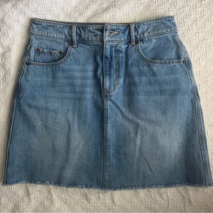 Old Navy Light Blue Denim Mini Skirt